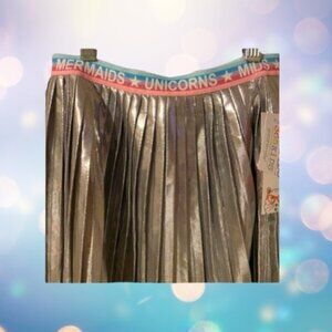 365 Kids Foil Pleated Skirt (NEW w/Tags)